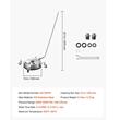 Curatitor pavaje pentru masina de spalat cu presiune, Diametru 33 cm, 4 x roti, 138-276 bar, debit pana la 15 l/min, Inox