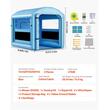 Cabina de vopsit gonflabila, dimensiune 3 x 2.5 x 2.5 m, 1 x suflanta 550 W, Impermeabila, PVC, sistem filtrare, acoperis rotund