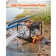 Motopompa pe benzina 3", Debit 1000 l/min, Putere 7 CP, Inaltime max 30 m, Adancime 7 m, Rotor fonta, 1 x furtun refulare 7.62 m