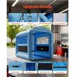 Cabina de vopsit gonflabila, dimensiune 3 x 2.5 x 2.5 m, 1 x suflanta 550 W, Impermeabila, PVC, sistem filtrare, acoperis rotund