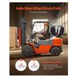 Scaun universal pentru Tractor/Stivuitor, centura siguranta, suspensie, spatar reglabil, 520 x 590 x 820 mm, senzor