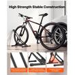 Set 2 x Suport pliabil pentru bicicleta, compatibil cu diametrele roților de 508-737 mm, Otel, Negru