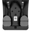 Placa pilates multifunctionala 9 in 1, max 150 kg, 2 manere flotari, 2 extensii, 4 cotiere, genunchiere, contor, Negru