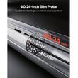 Camera endoscop cu ecran articulat 360°, 4 directii, Zoom 8X, ecran IPS HD de 4.5", lentila subțire 6.2 mm, IP67, cablu 1.5 m