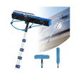 Kit Racleta si Perie telescopica pentru spalat panouri solare, 10 m, Furtun apa 20 m, Aluminiu, Greutate 5.6 kg, Dozator sapun