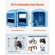 Cabina de vopsit gonflabila, dimensiune 3 x 2.5 x 2.5 m, 1 x suflanta 550 W, Impermeabila, PVC, sistem filtrare, acoperis rotund