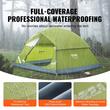 Cort camping pentru 2-3 persoane, dimensiune 214x214x122 cm, protectie solara anti-UV50, Verde, impermeabil PU2000mm