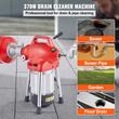 Sarpe pentru desfundat tevi, Electric, Profesional, 7 x capete taiere, 370 W, Lungime 36/7 m, Diametru 3/8 si 5/8 inch