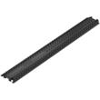 Rampa cu protectie cabluri, max 907 kg/axa, 2 x canal, Negru, Modulara, 100 x 13 x 2 cm