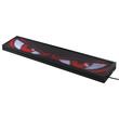 Reclama luminoasa led, Programabila, 16x96 px, Bluetooth, USB, P10 Full Color, IP65, Aluminiu/ABS, 990x190x55 mm