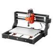 Masina de frezat CNC pe 3 axe, ax principal 60 W, controler offline, structura din aliaj de aluminiu, zona de lucru 30x18 cm