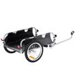 Remorca pentru biciclete, Capacitate 45 Kg, 1390 x 750 x 430 mm, cadru Aluminiu, Pliabil