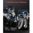 Compresor portabil fara ulei Ultra-silentios, 3000 W, 300 l/min, 8 Bar, Capacitate rezervor 75 l