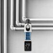 Filtru sedimente pentru toata casa, Centrifugal, 40 microni, Debit 4 T/h, curatare automata, Instalare universal, Manometru