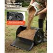 Distribuitor compost, Latime 61 cm, reglabil inaltime, Otel, capacitate 77 l