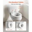 Scaun toaleta inaltat, Alb, Inaltime ridicare 89 mm, max 136 kg