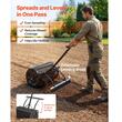 Distribuitor compost, Latime 61 cm, reglabil inaltime, Otel, capacitate 77 l