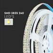 Banda led SMD2835, 240LED/m, lumina neutra, IP20, 5m, 2000 lm/m