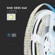 Banda led SMD2835, 240LED/m, lumina rece, IP20, 5m, 2000 lm/m