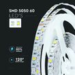 Banda led SMD5050, 60LED/m, RGB si 3000K, IP20, lungime 5m, 12VDC, 357 lm/m
