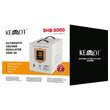 Stabilizator de tensiune automat, 3000 VA, 130-270 V, unda sinusoidala pura, 2 x Schuko, Afisaj LED