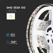 Banda led smd3528, 120 led/m, lumina Naturala 4000K, IP20, 5m, 800 lm/m