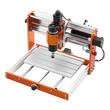 Masina de frezat CNC pe 3 axe, ax principal 500 W, controler offline, oprire urgenta, zonă de lucru 30x18 cm