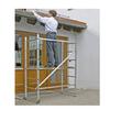 Schela mobila din aluminiu, capacitate max 150 kg, Inaltime de lucru 3.8 m, reglare diferente de nivel