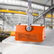 Carucior cu palan magnetic pentru ridicarea capacelor de canalizare, max 600 kg, 2 x roti, magnet Neodim N42