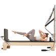 Aparat de antrenament pilates, Lemn/Otel, rezistență dublă arc și cablu, max 180 kg, 2400x735x1990 mm