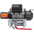 Troliu electric 12V DC, capacitate 8165 kg, Lungime cablu 26 m, Telecomanda cu fir si Wi-Fi, IP55, angrenaj planetar