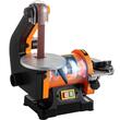 Slefuitor cu banda si disc, 250 W, 2980 rpm, Banda 25.4 x 762 mm, Diametru disc 125 mm