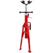 Suport cu role pentru tevi, Cap in V, Portabil, Pliabil, capacitate 1140 kg, Inaltime reglabila 71-131 cm
