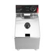Friteuza profesionala Inox, 2500 W, Capacitate 7.5 l, control temperatura, 1 x cos, supapa scurgere ulei, 60-200 °C