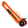 Carucior cu palan magnetic pentru ridicarea capacelor de canalizare, max 600 kg, 2 x roti, magnet Neodim N42