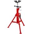 Suport cu role pentru tevi, Cap in V, Portabil, Pliabil, capacitate 1140 kg, Inaltime reglabila 71-131 cm