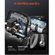 Compresor portabil fara ulei Ultra-silentios, 650 W, 42 l/min, 8 Bar, Capacitate rezervor 4 l