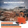Franghie remorcare cu recuperare cinetica, Lungime 6.1 m, max 17 tone, 30% elasticitate, Geanta transport