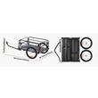 Remorca pentru biciclete, Capacitate 72.5 Kg, 1410 x 730 x 550 mm, cadru otel, Pliabil