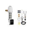 Filtru sedimente pentru toata casa, Centrifugal, 40 microni, Debit 8 T/h, curatare automata, Instalare universal, 1" GM + 1 1/4" GM
