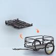 Remorca pentru biciclete, Capacitate 72.5 Kg, 1410 x 730 x 550 mm, cadru otel, Pliabil