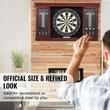 Joc Darts Clasic, Retro design, 1-8 jucatori, 6 sageti cu varf otel, Dimensiune oficiala 18 inch, MDF