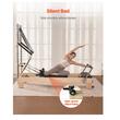 Aparat de antrenament pilates, Lemn/Otel, rezistență dublă arc și cablu, max 180 kg, 2400x735x1990 mm