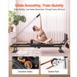 Aparat Pilates pliabil, cadru otel, max 181 kg, 2.3 m, sistem de glisare lina, rezistenta adaptiva 5 x arcuri