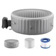 Jacuzzi gonflabil 2080 x 660 mm, PVC, temperatura maxima a apei 39°C, Volum 1000 l, Numar de jeturi 130, 4 locuri