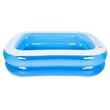 Piscina gonflabila pentru copii, Dimensiune 200x150x50 cm, Albastru/Alb, 440 l