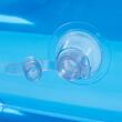 Piscina gonflabila pentru copii, Dimensiune 200x150x50 cm, Albastru/Alb, 440 l