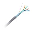 Cablu FTP rigid, CAT5, lungime 305m, 8 fire 4x2x0.5mm, ecranaj folie aluminiu