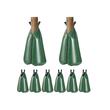 Set 3 x inel de irigare tulpina pomi, eliberare lentă 5-9 ore, Capacitate 75 l, PVC, Verde