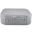 Jacuzzi gonflabil patrat 1850 x 660 mm, PVC, temperatura maxima a apei 39°C, Volum 1000 l, Numar de jeturi 130, 4 locuri